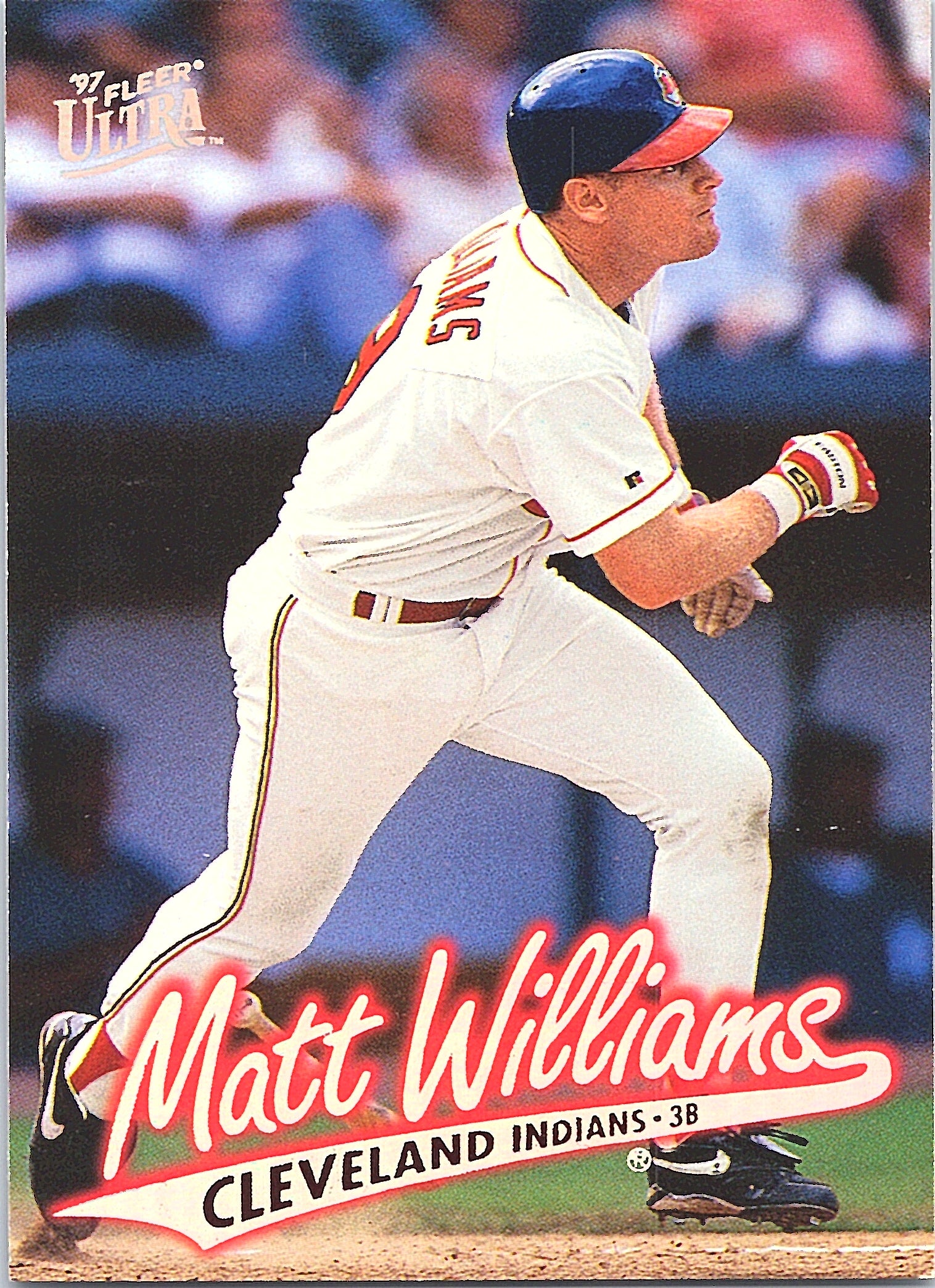 1997 Ultra Matt Williams #364 Cleveland Indians Excellent