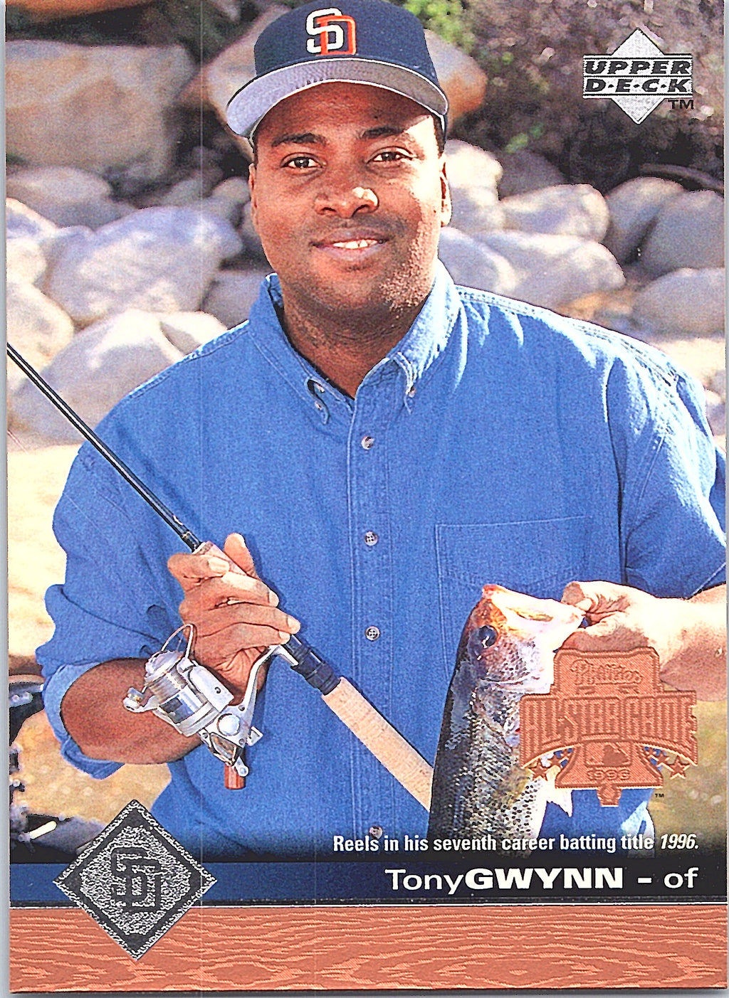 1997 Upper Deck Tony Gwynn #492 San Diego Padres Excellent
