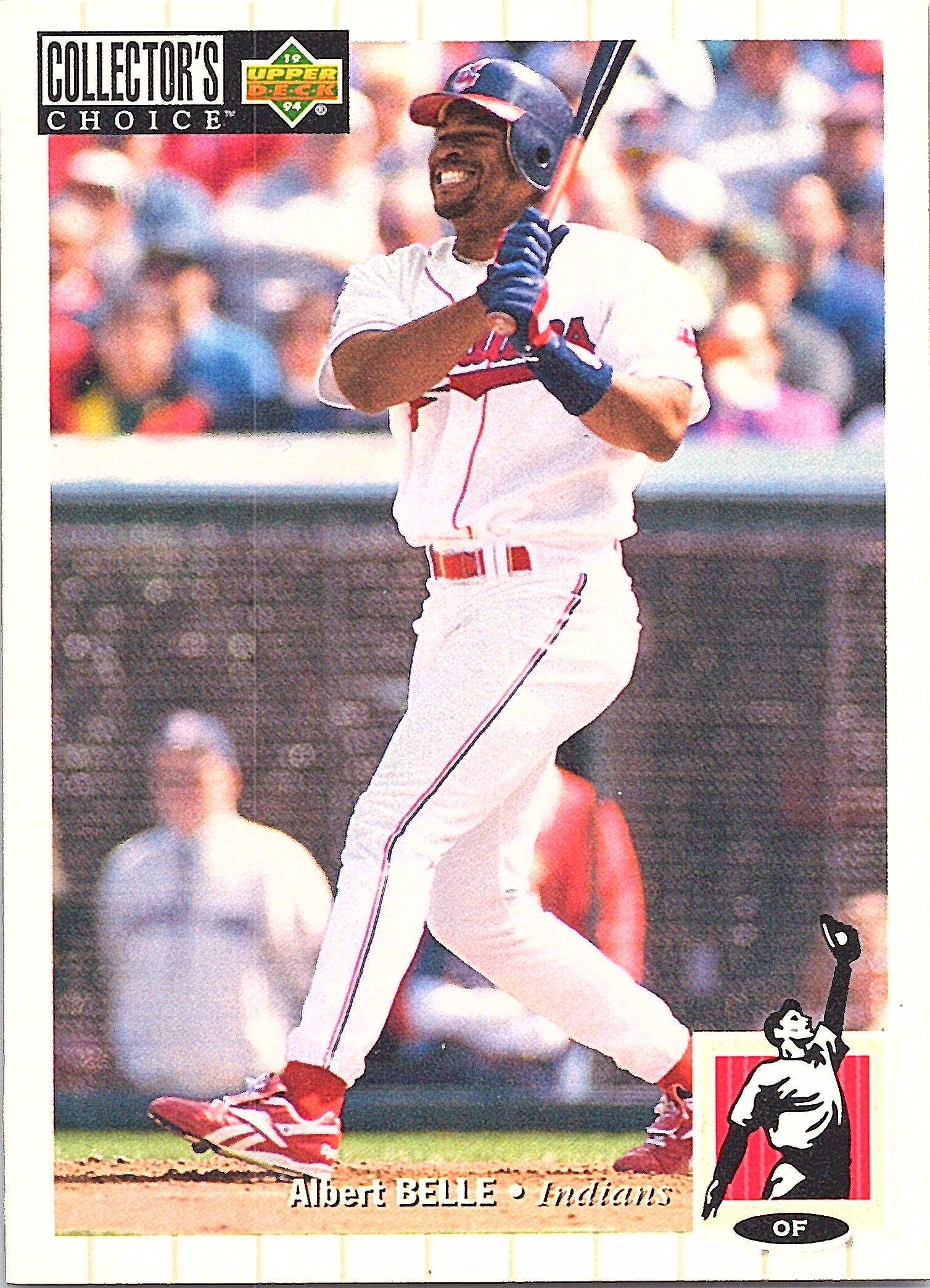 1994 Collector's Choice Albert Belle #620 Cleveland Indians Excellent