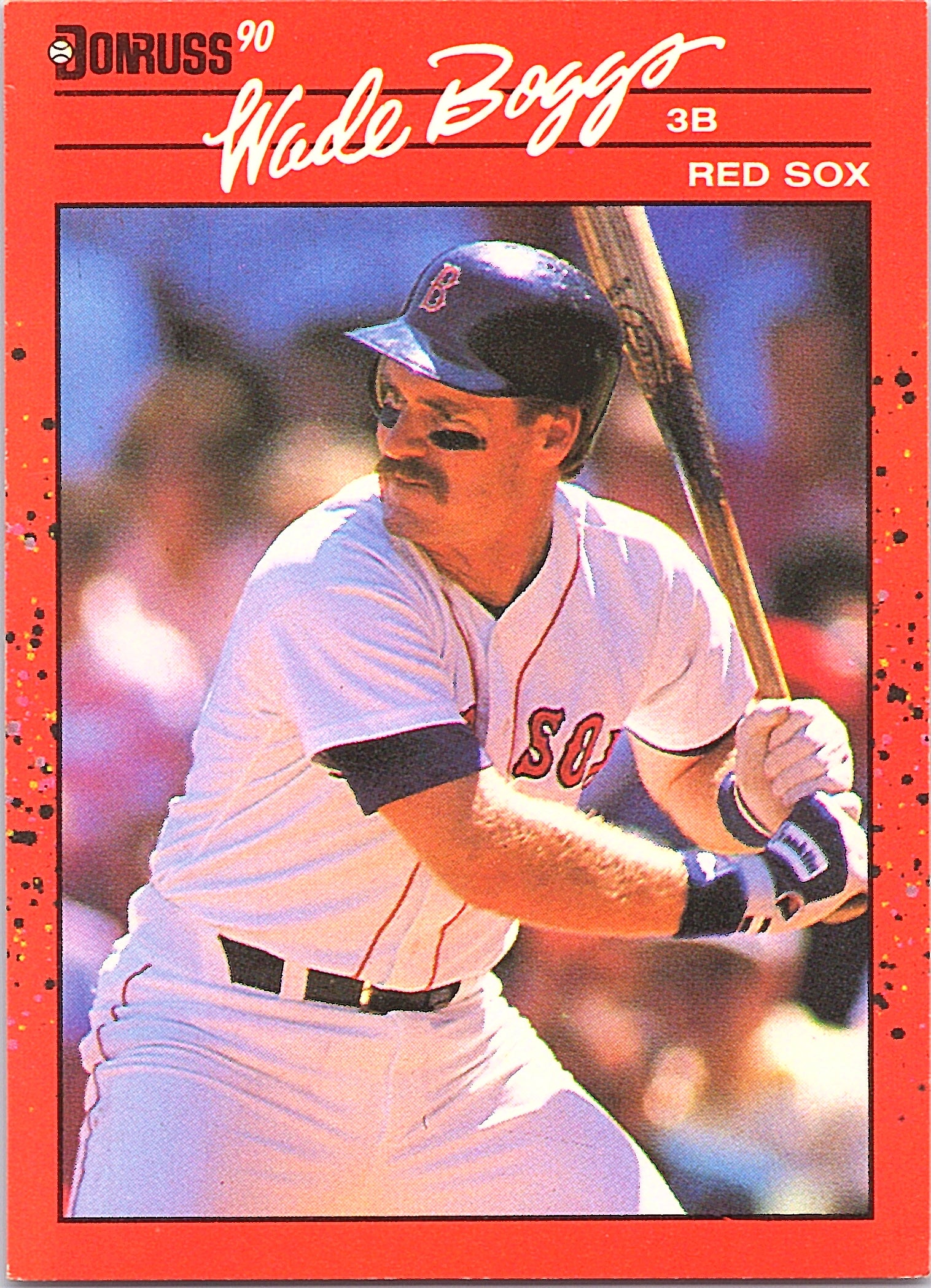 1990 Donruss Wade Boggs #68 Boston Red Sox Excellent