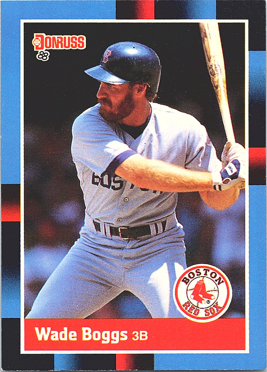 1988 Donruss Wade Boggs #153b Boston Red Sox Excellent