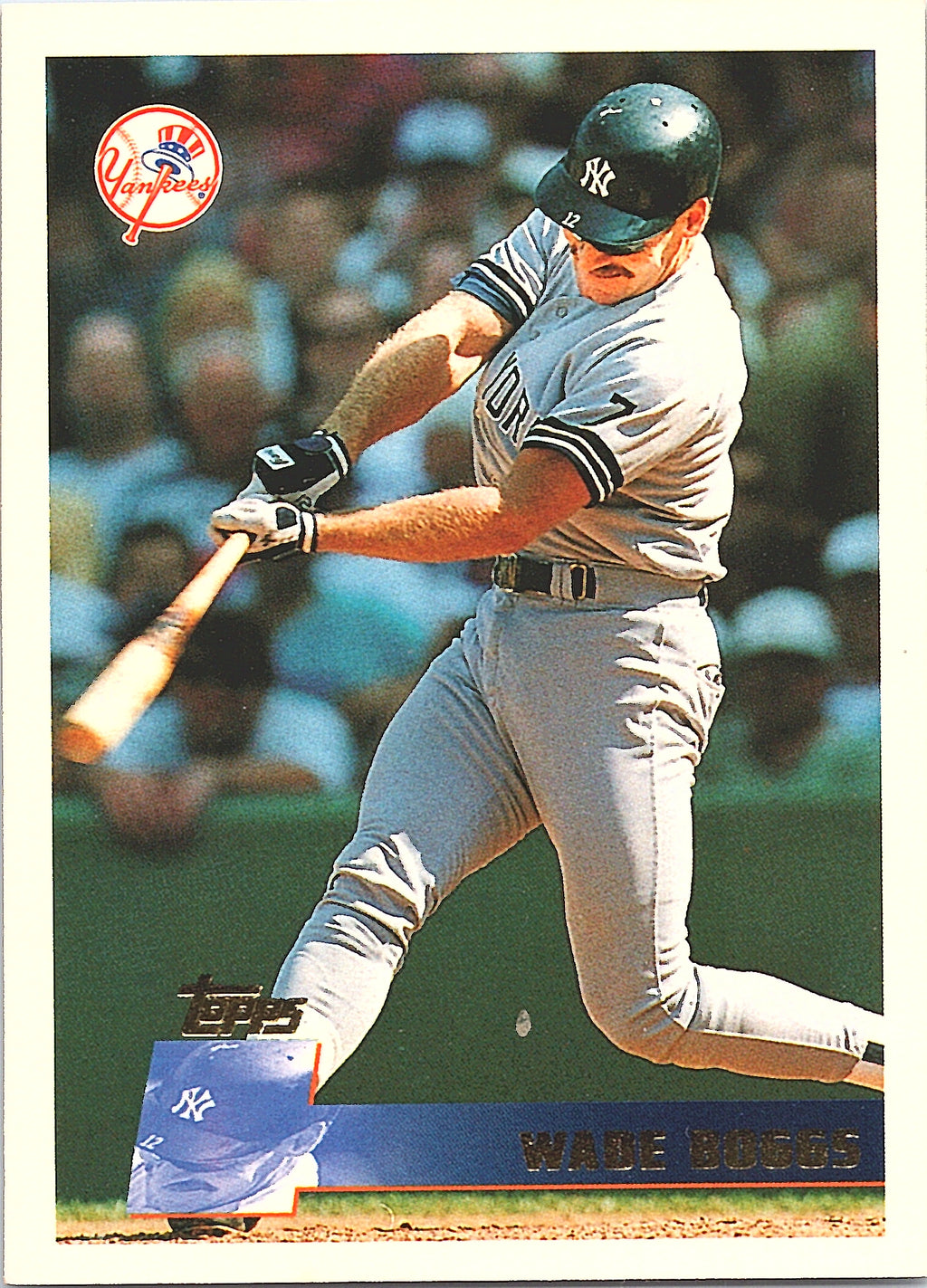 1996 Topps Wade Boggs #323 New York Yankees Excellent