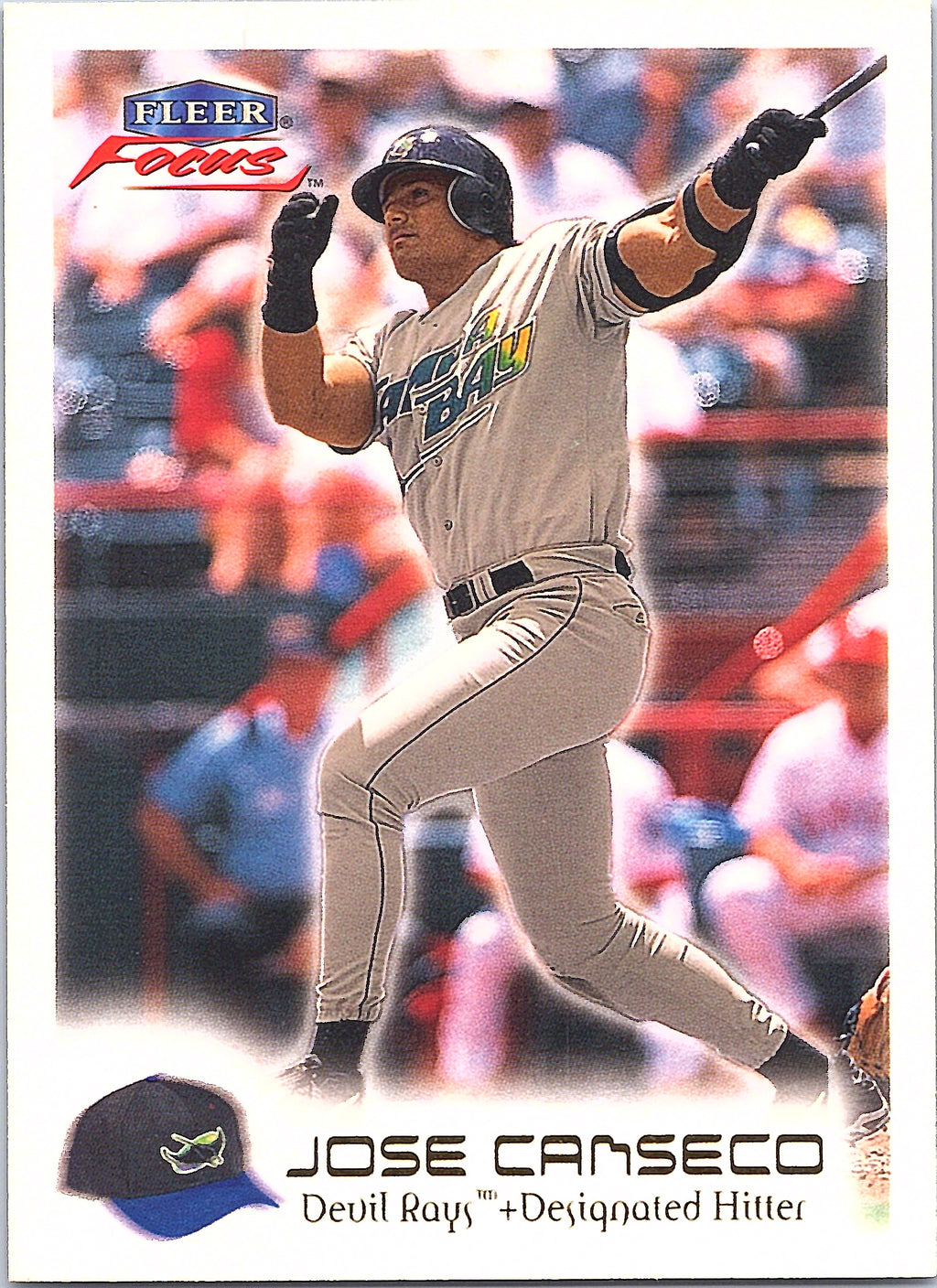 2000 Fleer Focus Jose Canseco #172 Tampa Bay Devil Rays Excellent