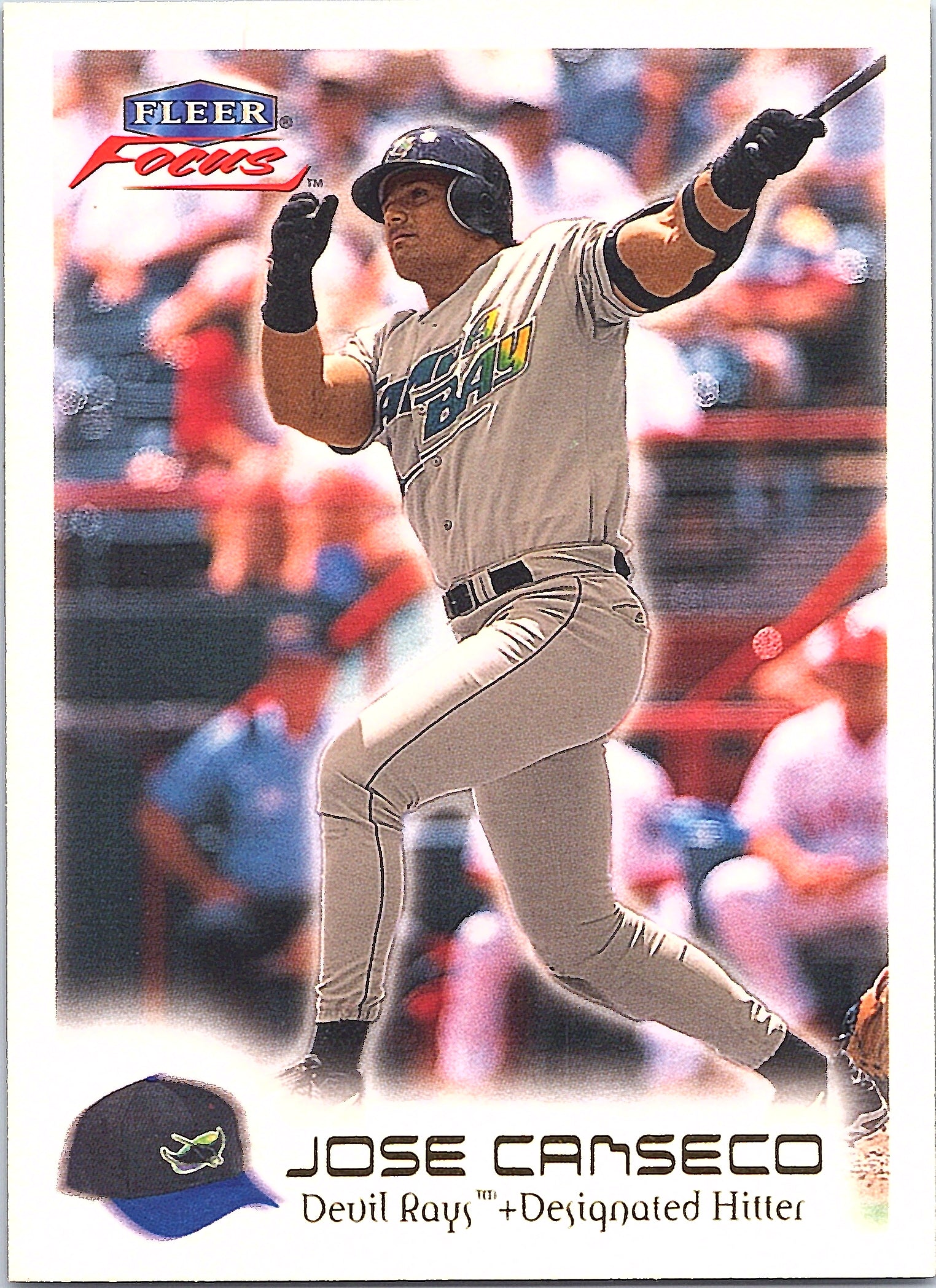 2000 Fleer Focus Jose Canseco #172 Tampa Bay Devil Rays Excellent