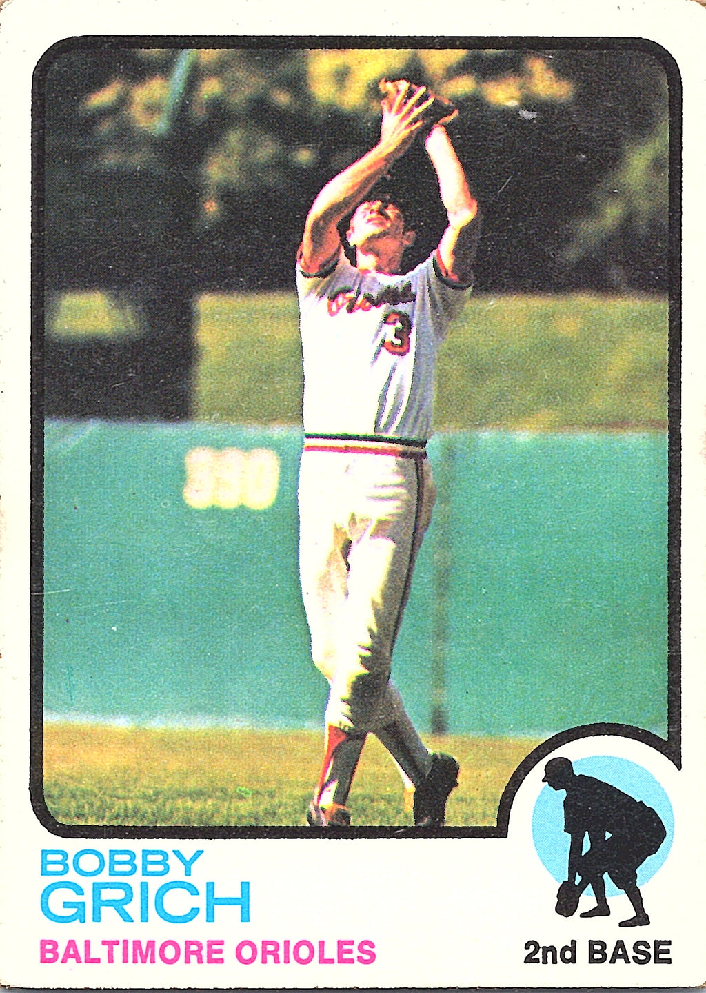 1973 Topps Bobby Grich #418 Baltimore Orioles Excellent