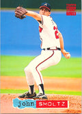 1994 Stadium Club John Smoltz #405 First Day Issue Atlanta Braves Excellent