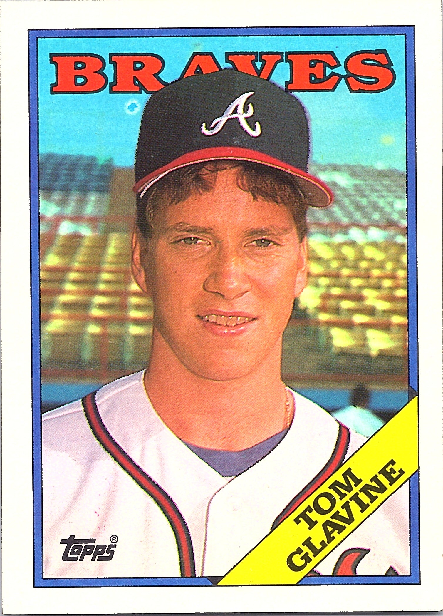 1988 Topps Tom Glavine #779 Atlanta Braves Excellent