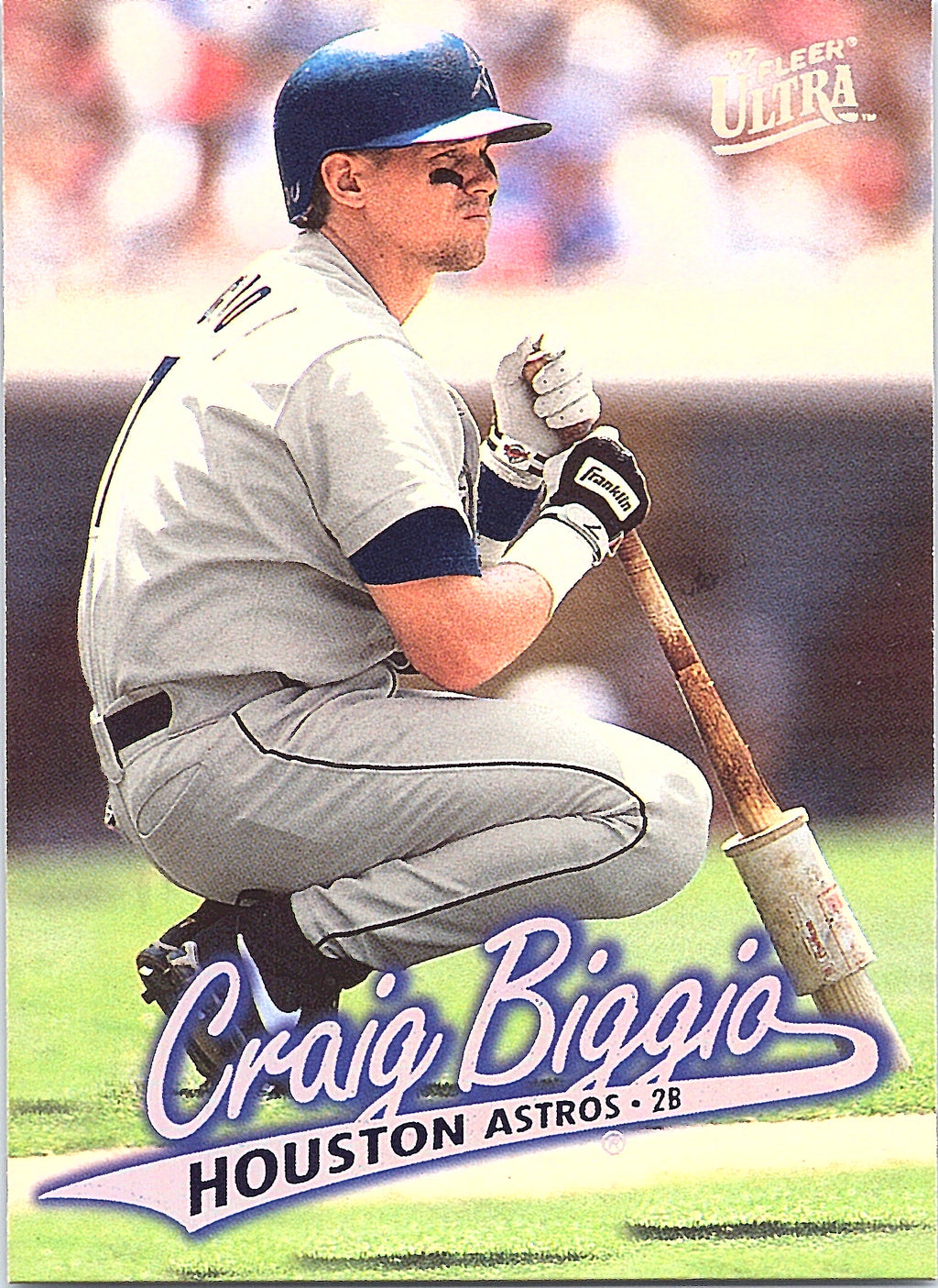 1997 Ultra Craig Biggio #343 Houston Astros Excellent