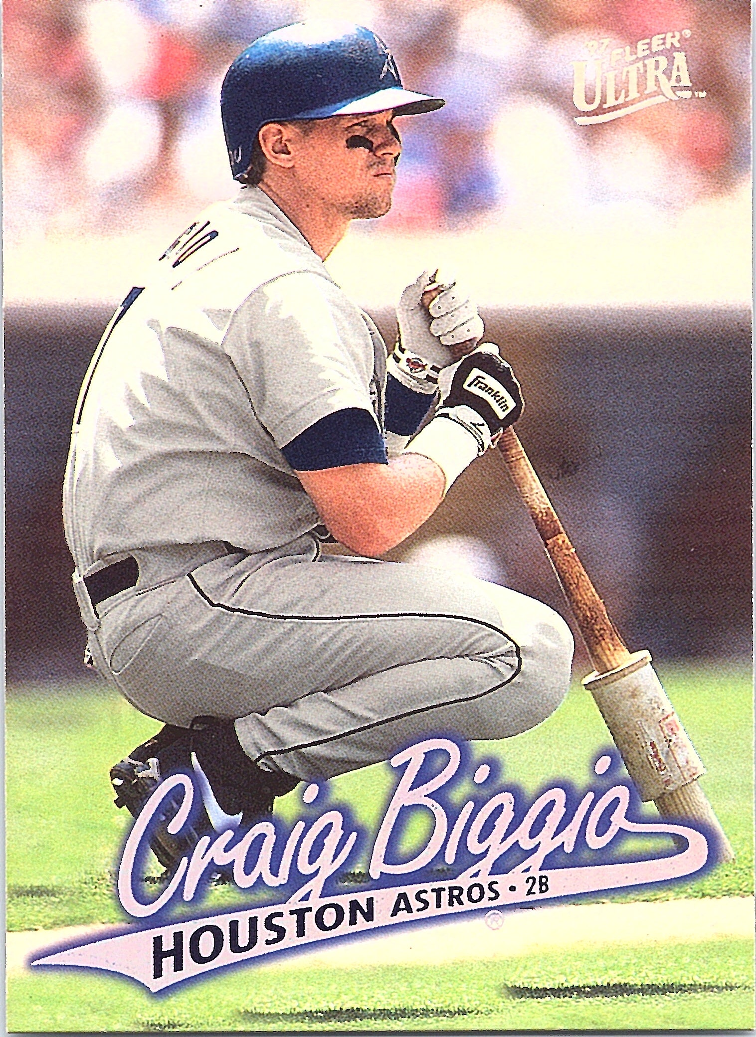 1997 Ultra Craig Biggio #343 Houston Astros Excellent