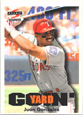 1997 Score Juan Gonzalez #498 Texas Rangers Excellent