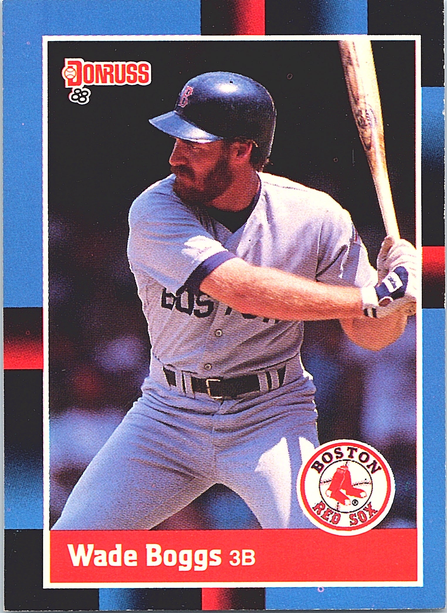 1988 Donruss Wade Boggs #153b Boston Red Sox Excellent