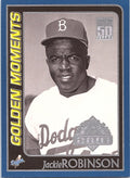 2001 Topps Jackie Robinson #783 Home Team Advantage Brooklyn Dodgers Excellent