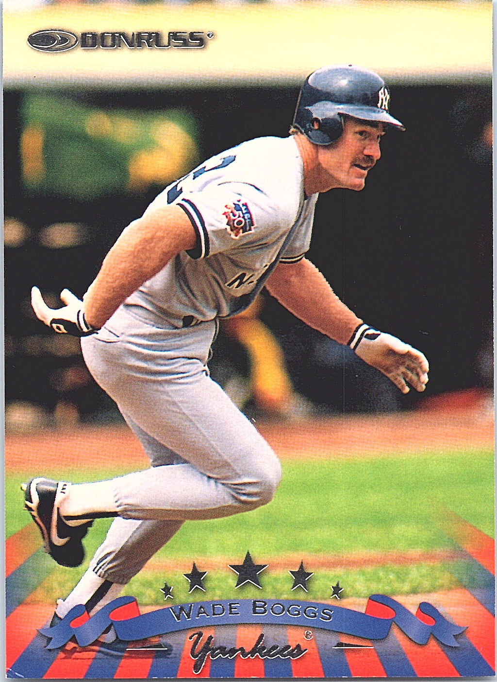 1998 Donruss Wade Boggs #40 New York Yankees Excellent