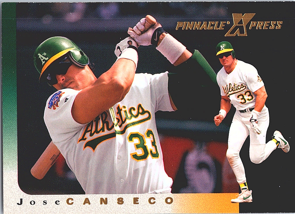 1997 Pinnacle X-Press Jose Canseco #12 Oakland Athletics Excellent