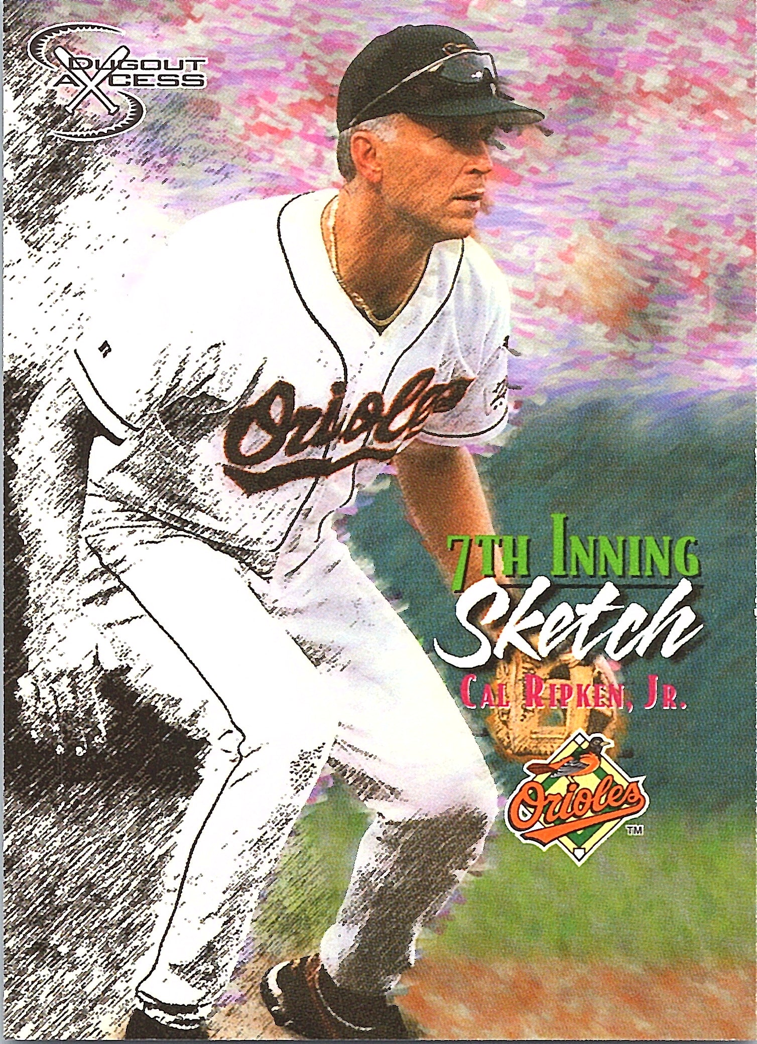 1998 SkyBox Dugout Axcess Cal Ripken Jr. #123 Baltimore Orioles Excellent