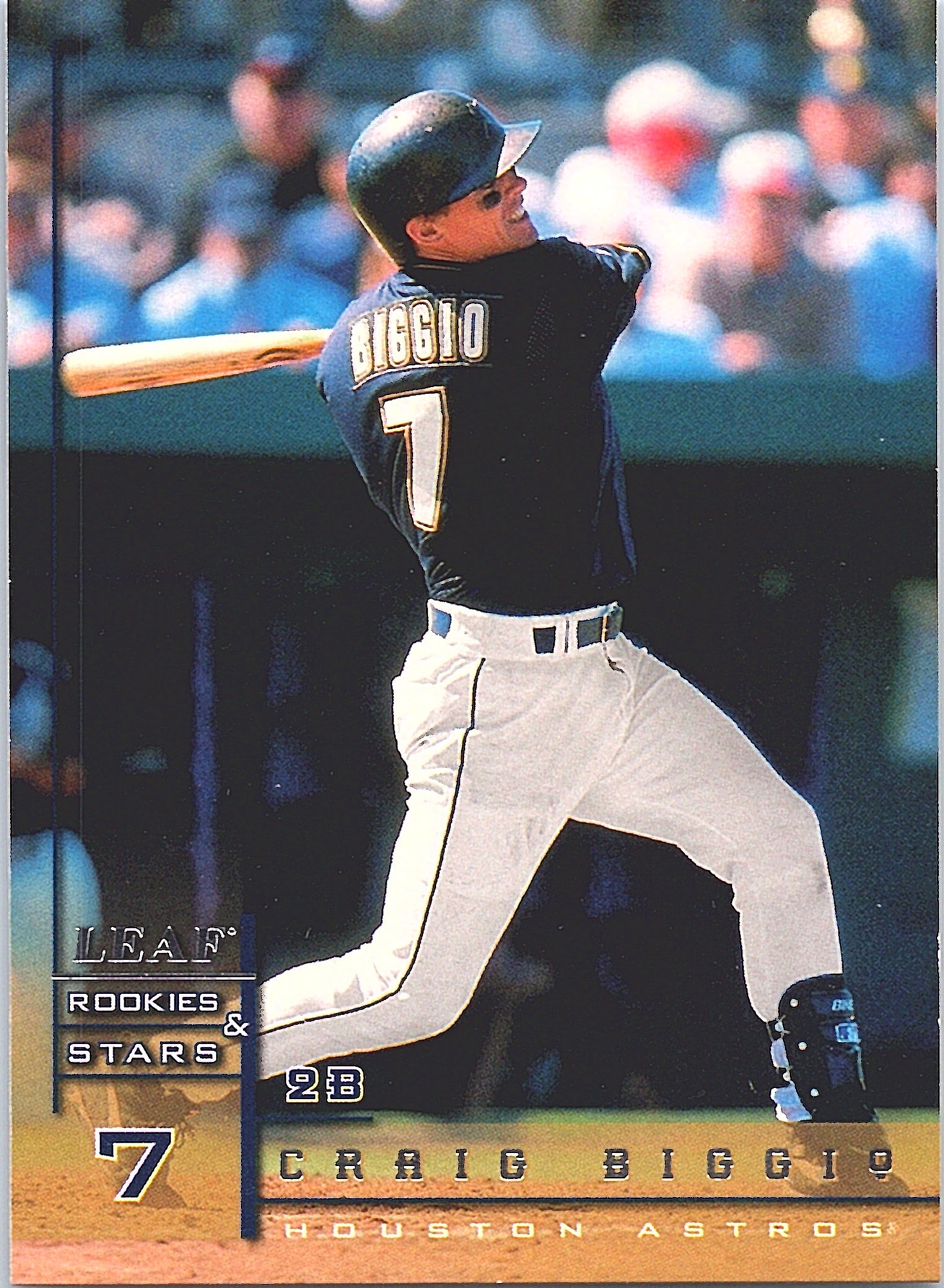 1998 Leaf Rookies & Stars Craig Biggio #58 Houston Astros Excellent