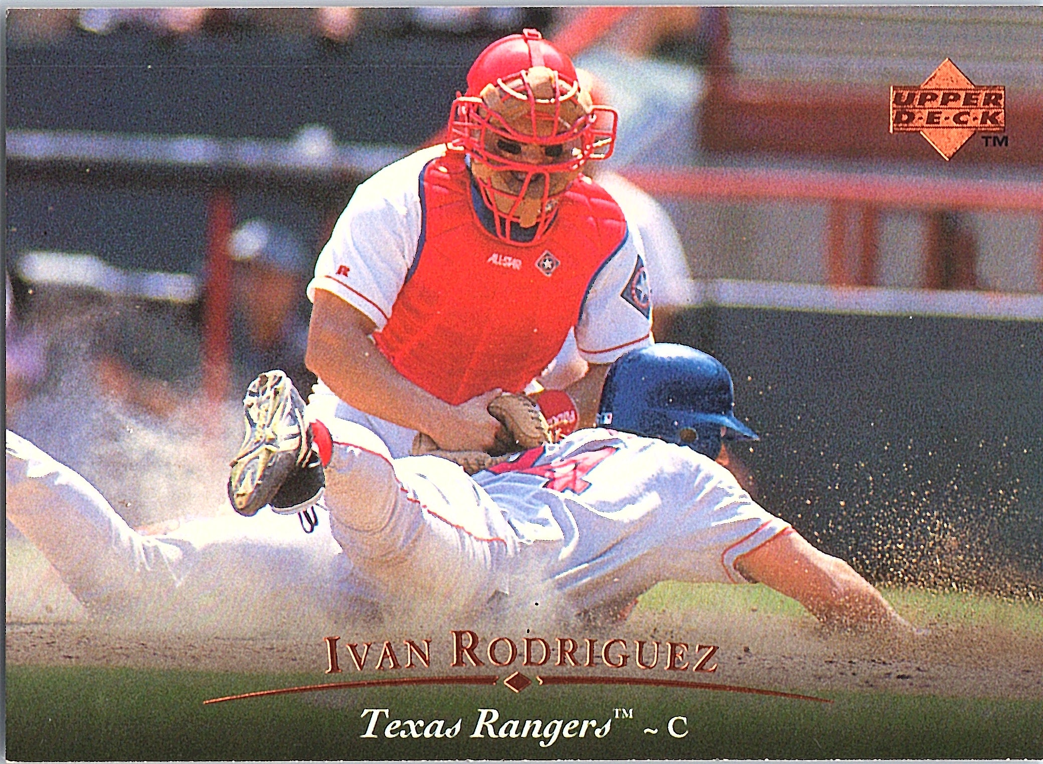 1995 Upper Deck Ivan Rodriguez #391 Texas Rangers Excellent