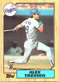 1987 Topps Alex Trevino #173 Los Angeles Dodgers Excellent