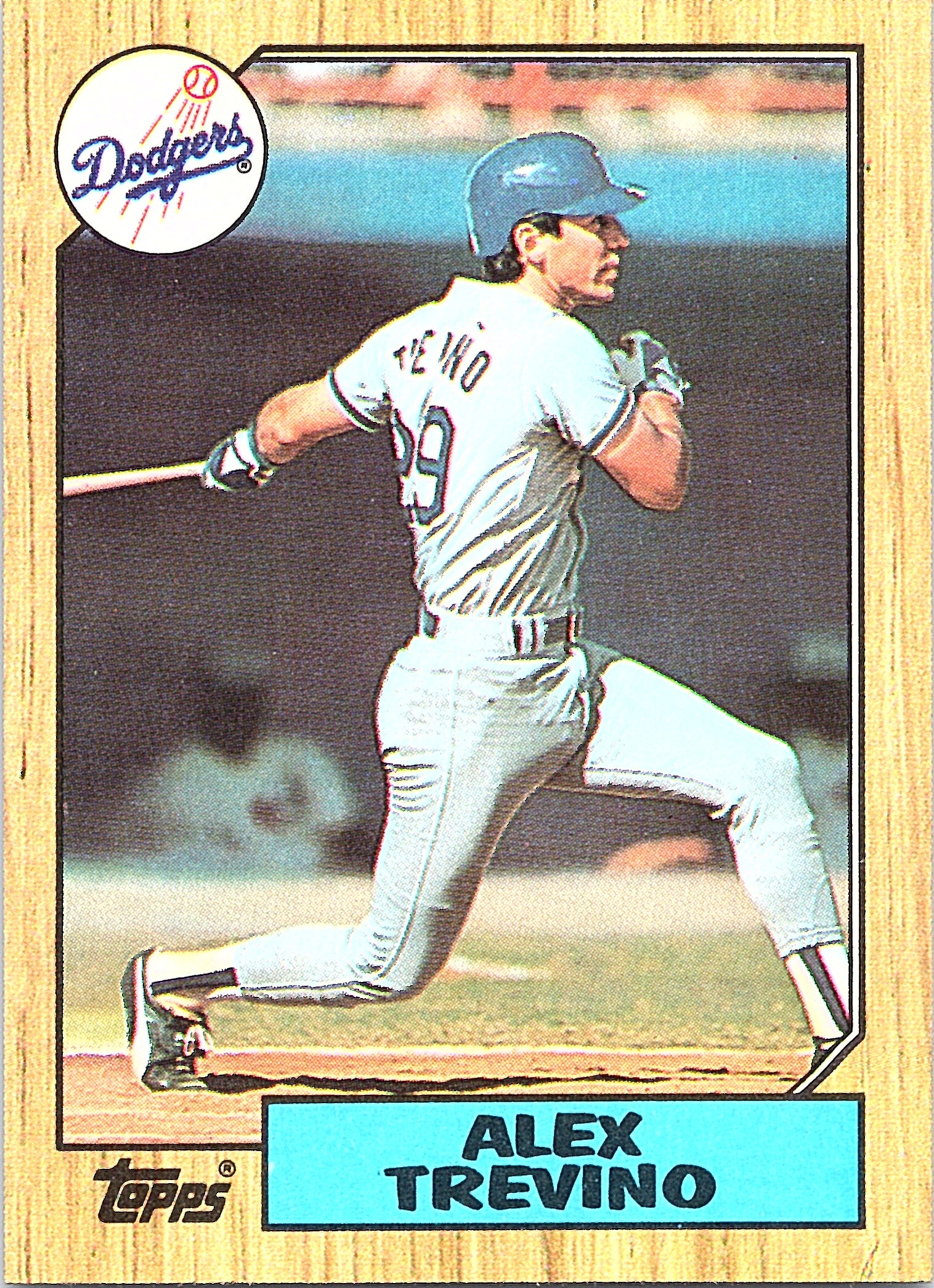 1987 Topps Alex Trevino #173 Los Angeles Dodgers Excellent