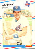 1988 Fleer Bob Brower #461 Texas Rangers Excellent