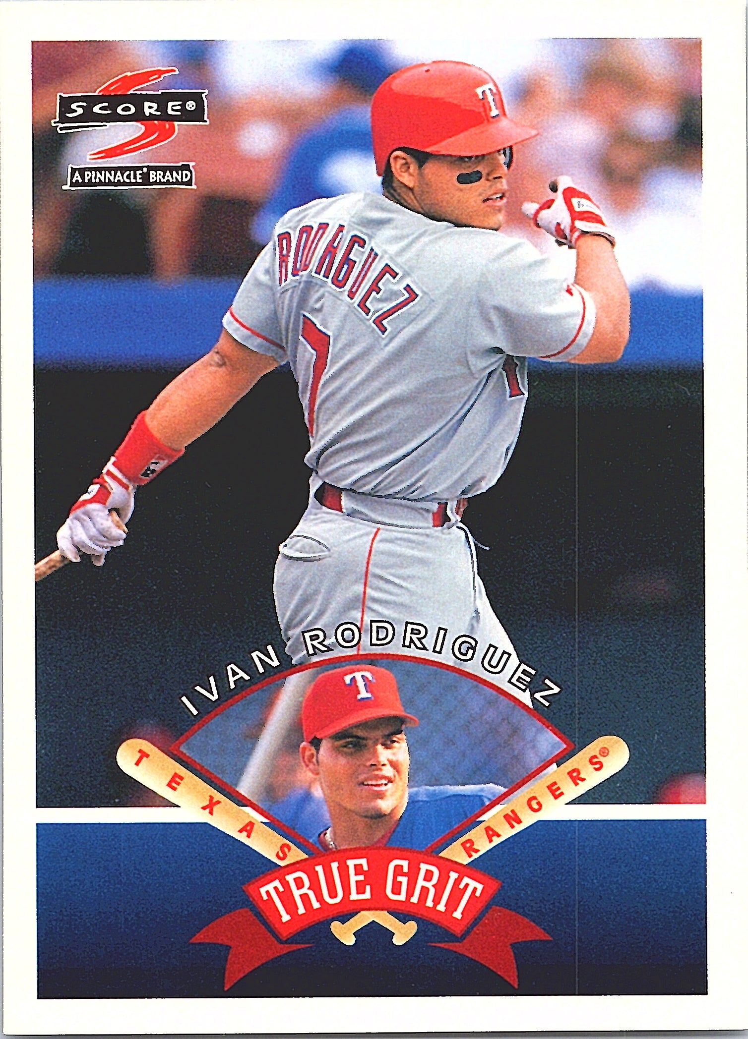1997 Score Ivan Rodriguez #547 Texas Rangers Excellent