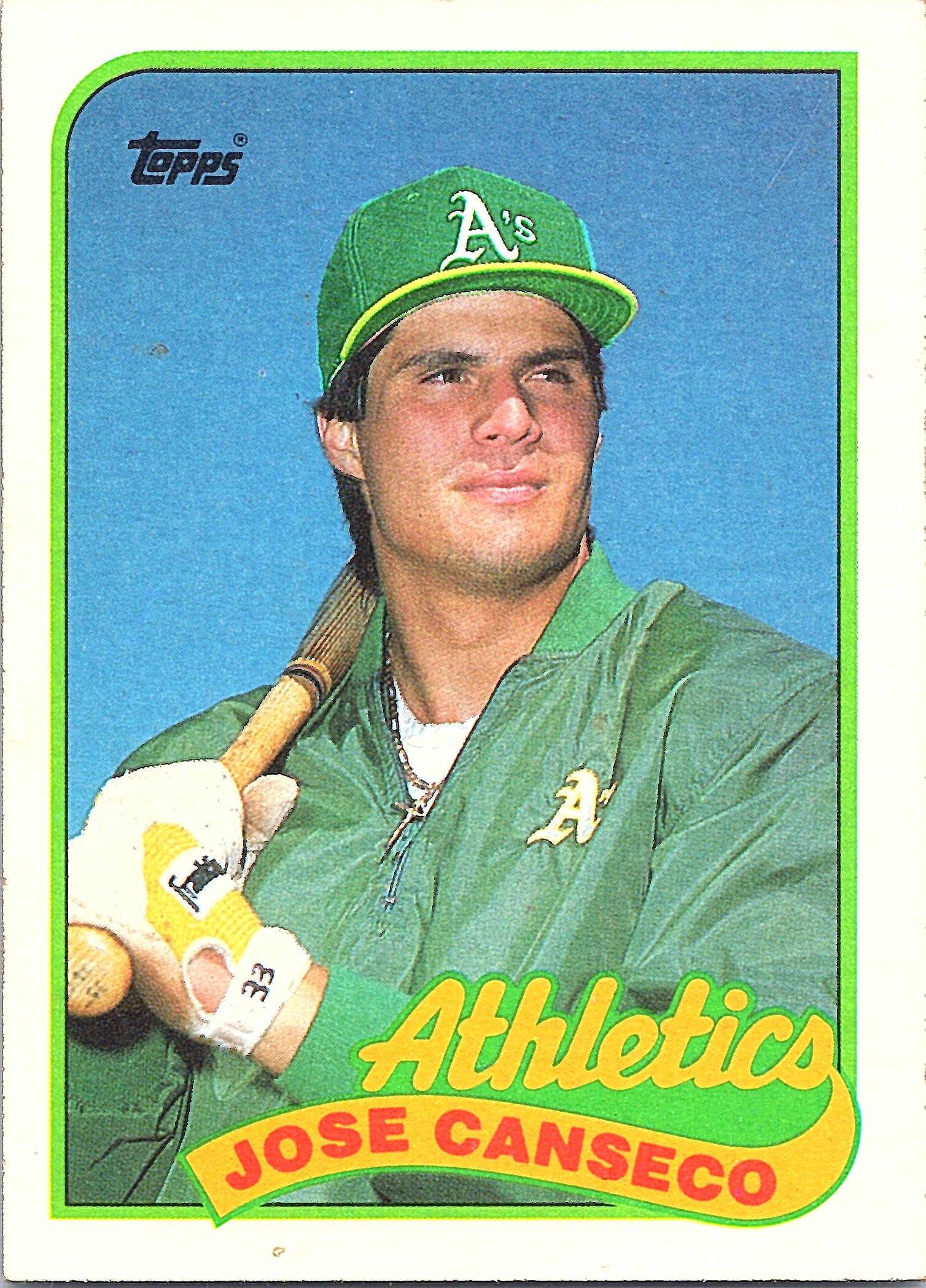 1989 Topps Jose Canseco #500 Oakland Athletics Excellent