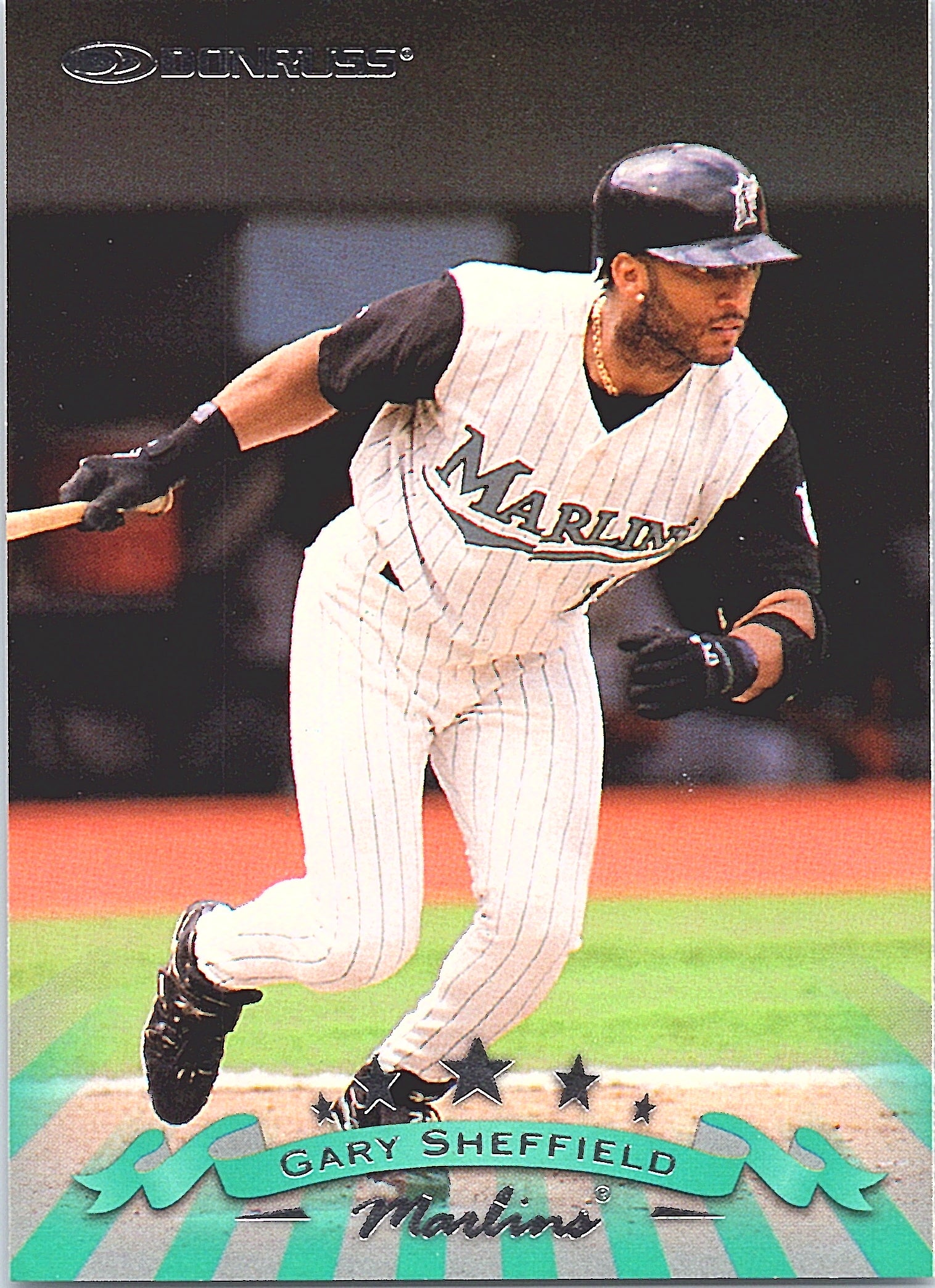 1998 Donruss Gary Sheffield #138 Florida Marlins Excellent
