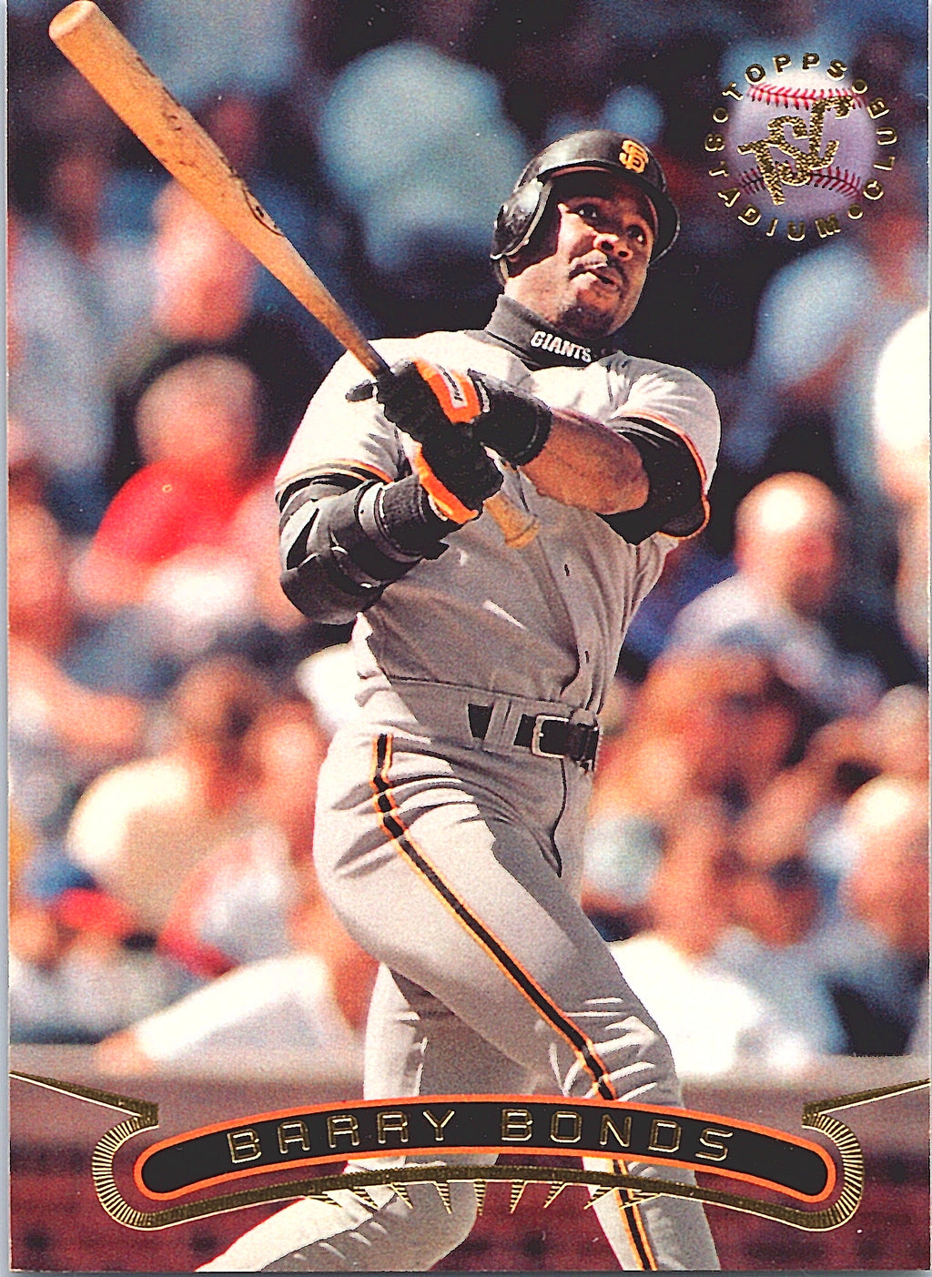 1996 Stadium Club Barry Bonds #402 San Francisco Giants Excellent