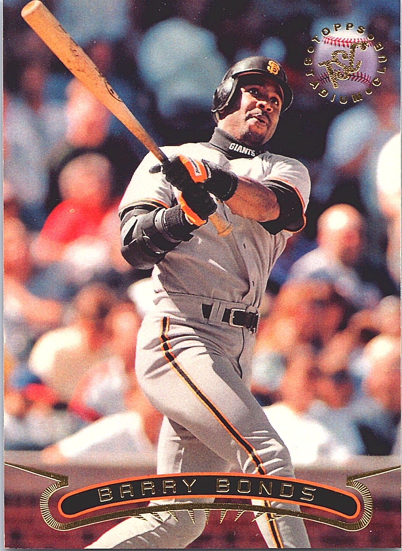 1996 Stadium Club Barry Bonds #402 San Francisco Giants Excellent