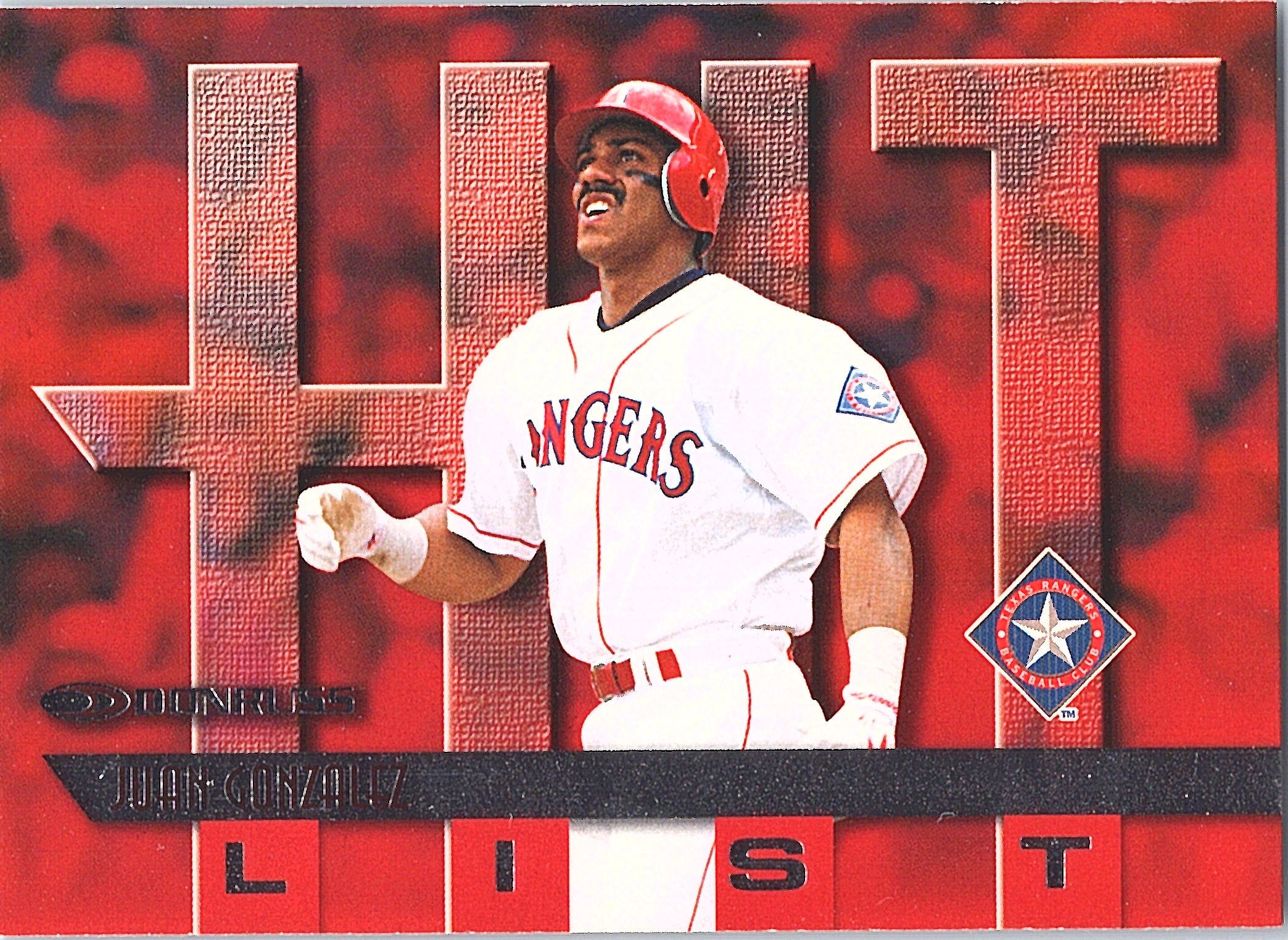 1997 Donruss Juan Gonzalez #406 Texas Rangers Excellent