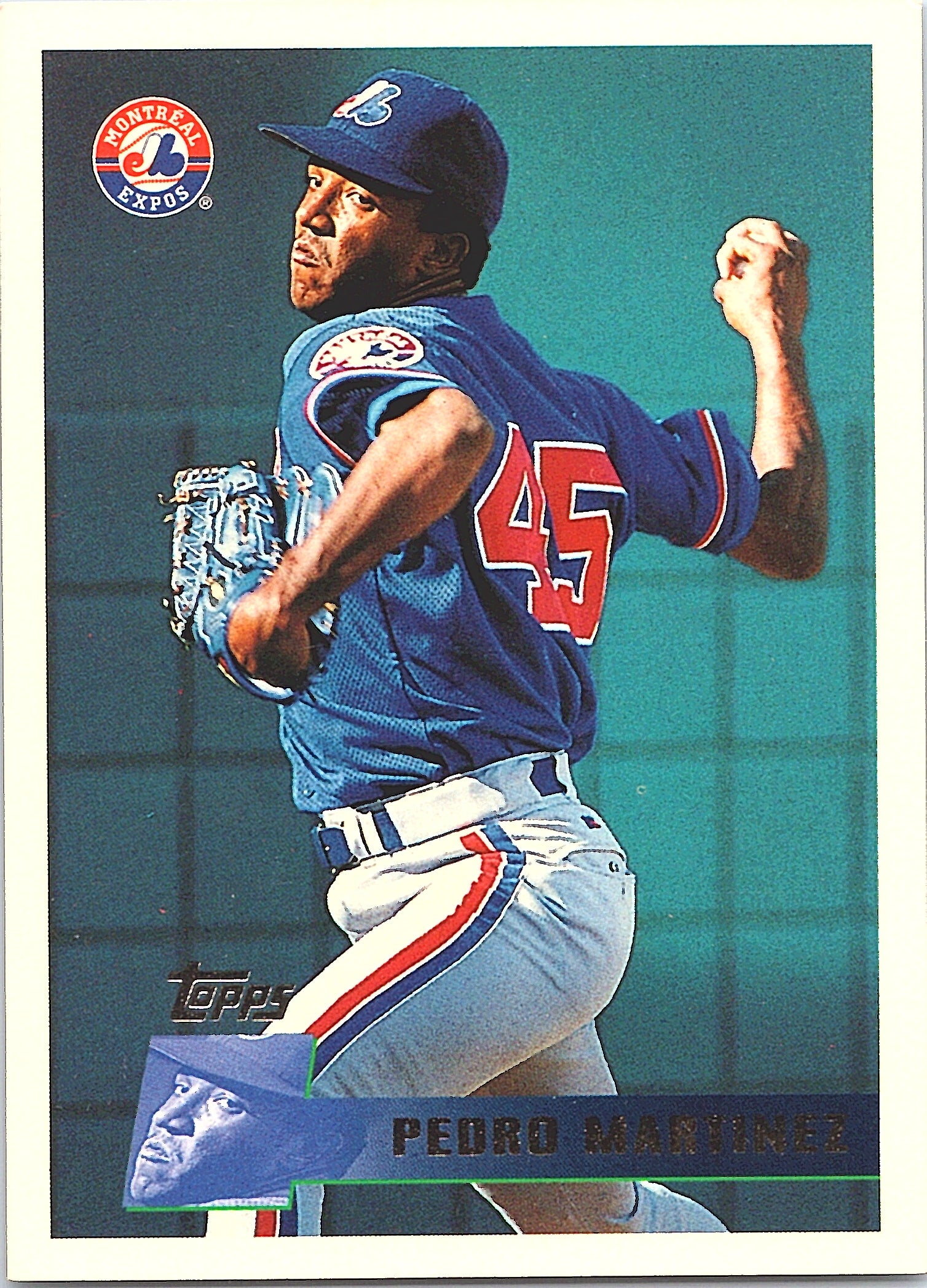 1996 Topps Pedro Martinez #303 Montreal Expos Excellent