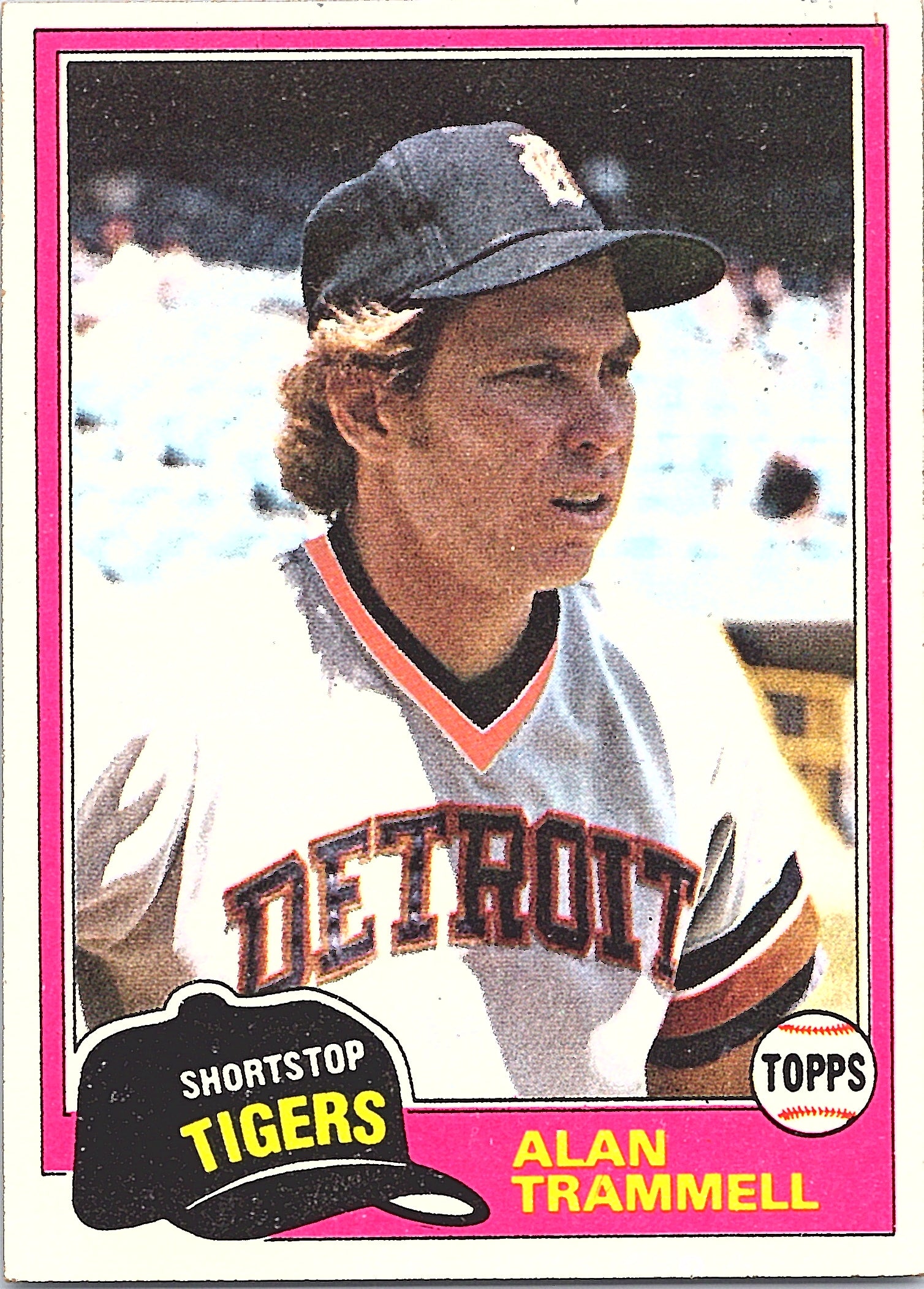 1981 Topps Alan Trammell #709 Detroit Tigers Excellent