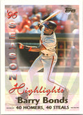 1997 Topps Barry Bonds #465 San Francisco Giants Excellent