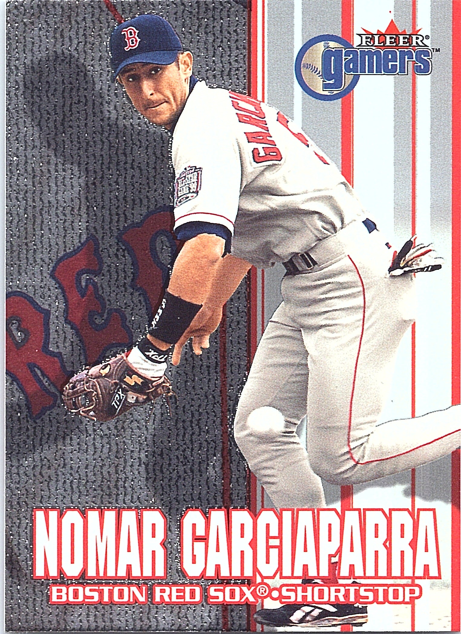 2000 Fleer Gamers Nomar Garciaparra #5 Boston Red Sox Excellent