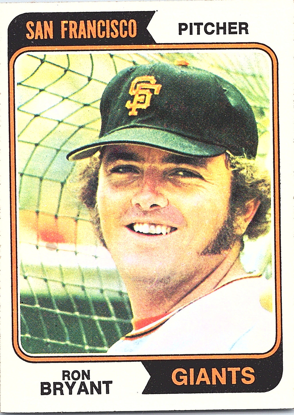 1974 Topps Ron Bryant #104 San Francisco Giants Excellent