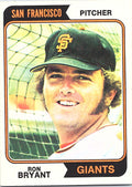 1974 Topps Ron Bryant #104 San Francisco Giants Excellent