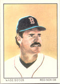 1990 Score Wade Boggs #683b Boston Red Sox Excellent