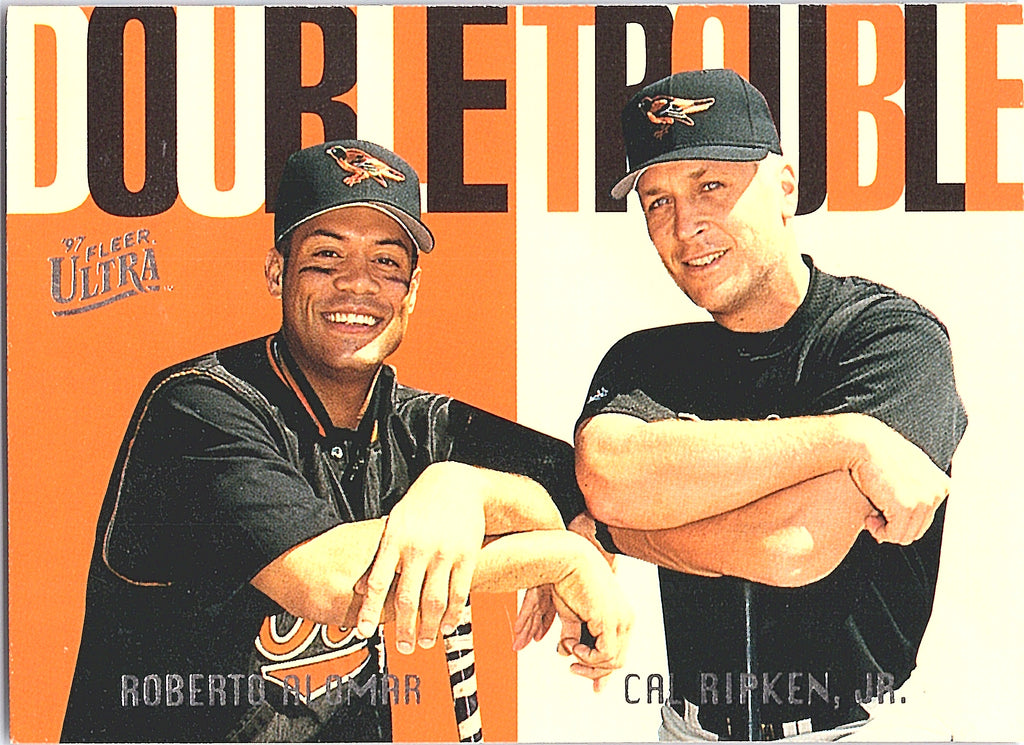 1997 Ultra Roberto Alomar / Cal Ripken, Jr. #1  Baltimore Orioles Excellent