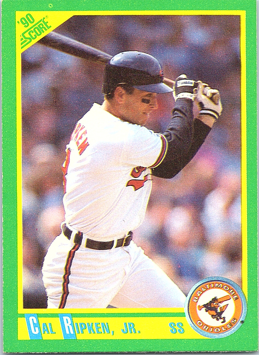 1990 Score Cal Ripken, Jr. #2 Baltimore Orioles Excellent