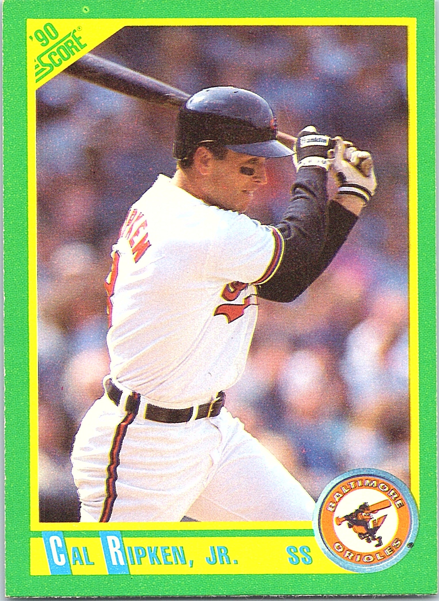 1990 Score Cal Ripken, Jr. #2 Baltimore Orioles Excellent
