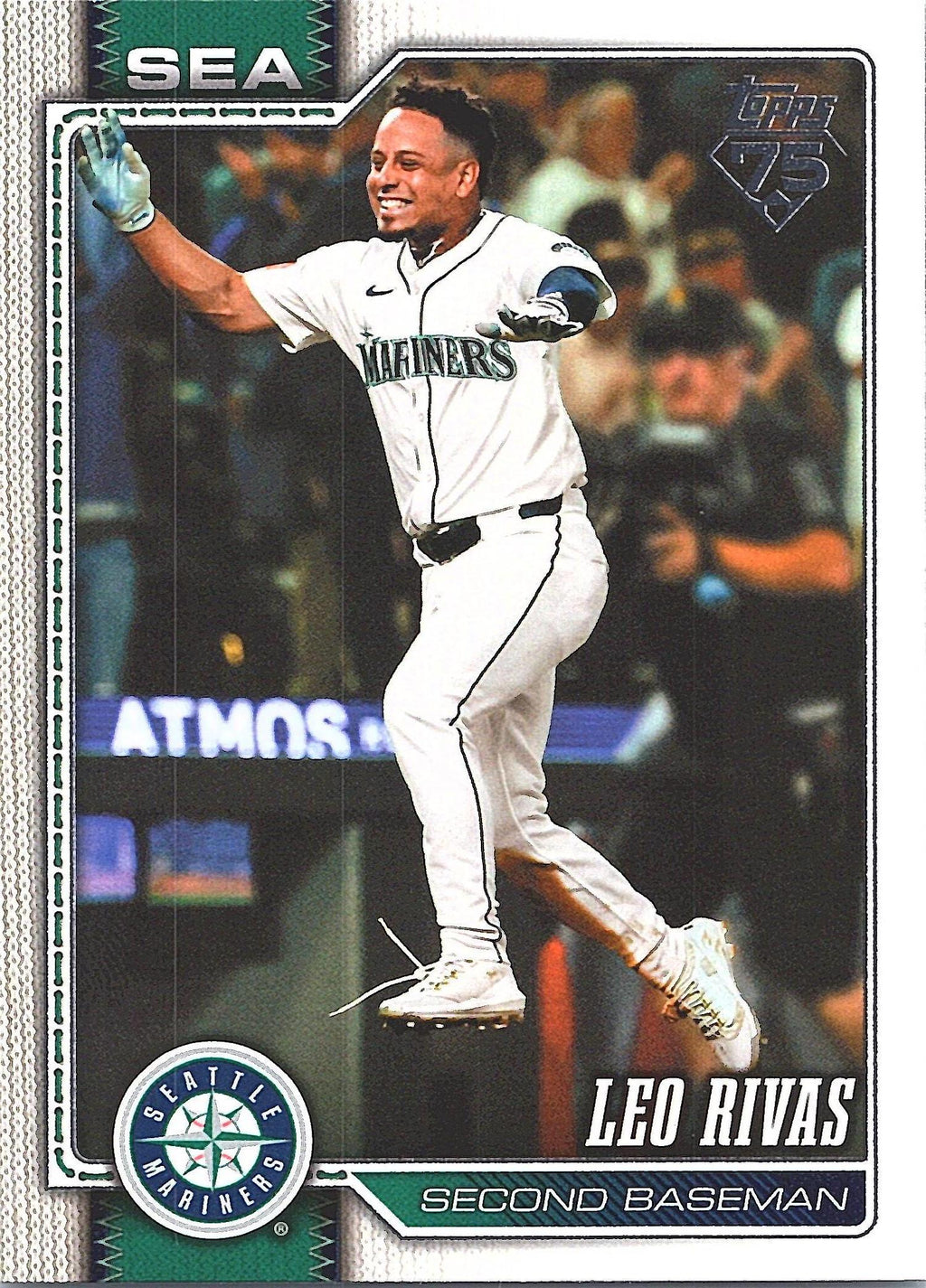 2026 Topps Leo Rivas #649 Seattle Mariners Near Mint or Better