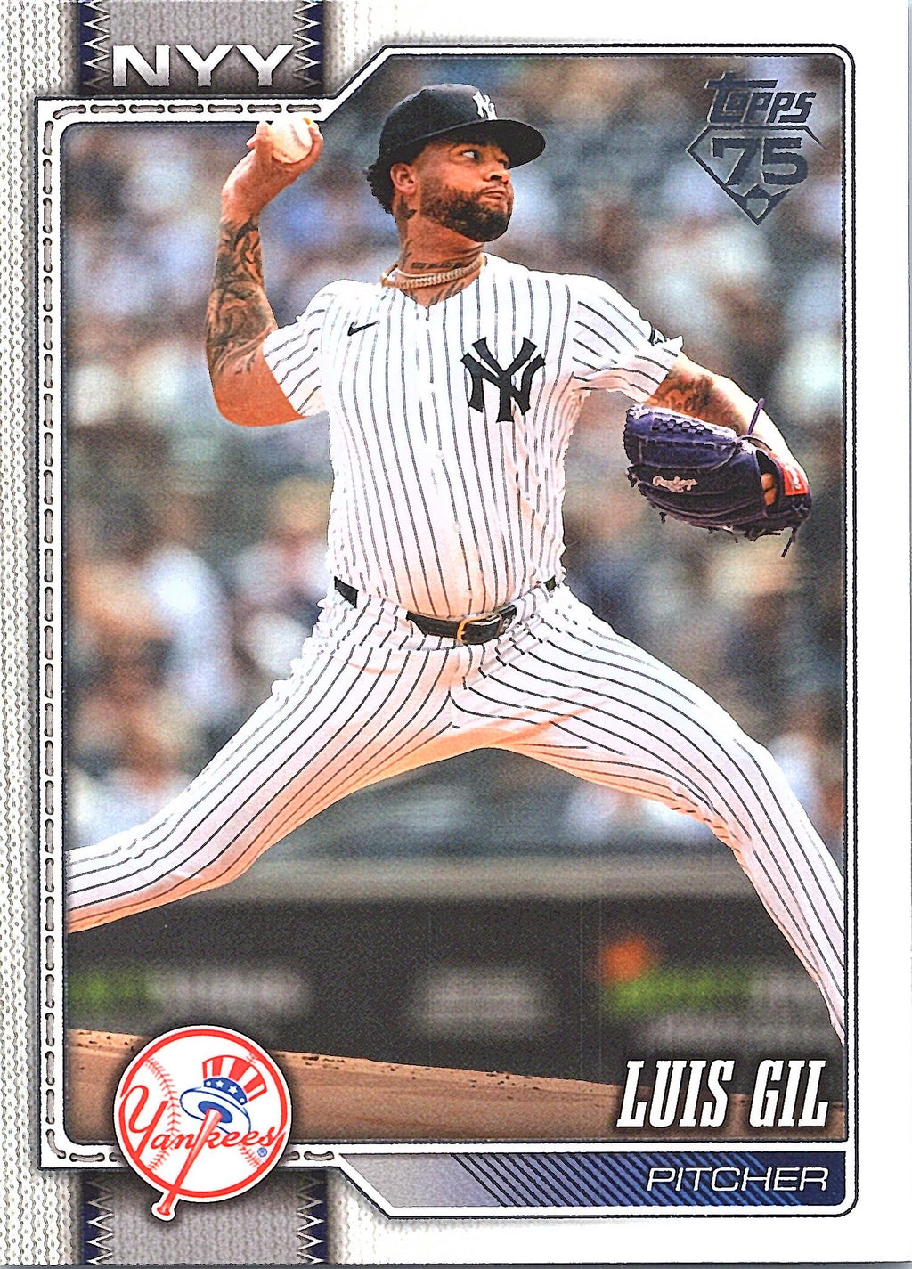 2026 Topps Luis Gil #594 New York Yankees Near Mint or Better