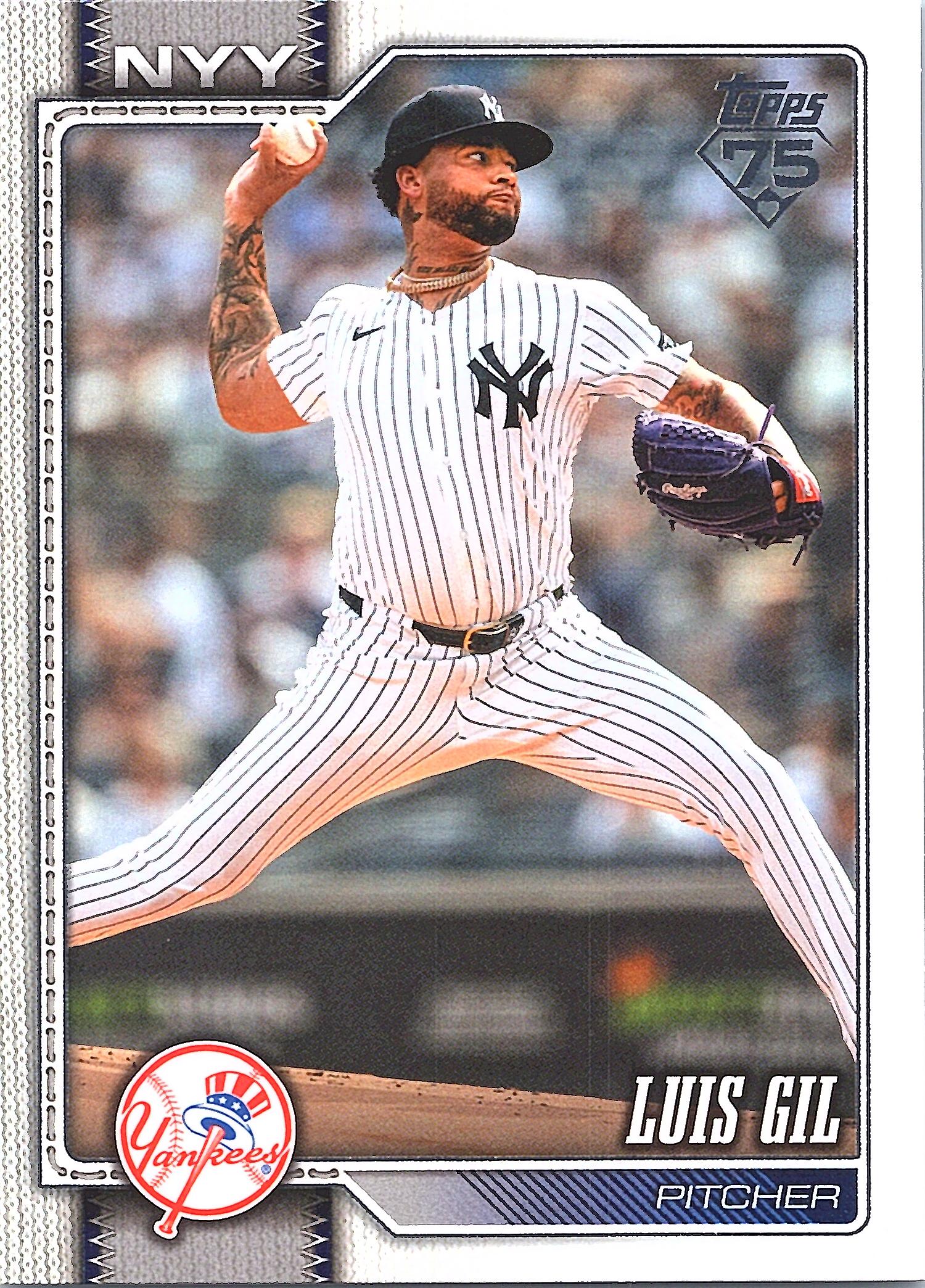 2026 Topps Luis Gil #594 New York Yankees Near Mint or Better