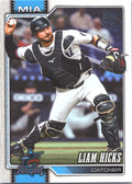 2026 Topps Liam Hicks #596 Miami Marlins Near Mint or Better