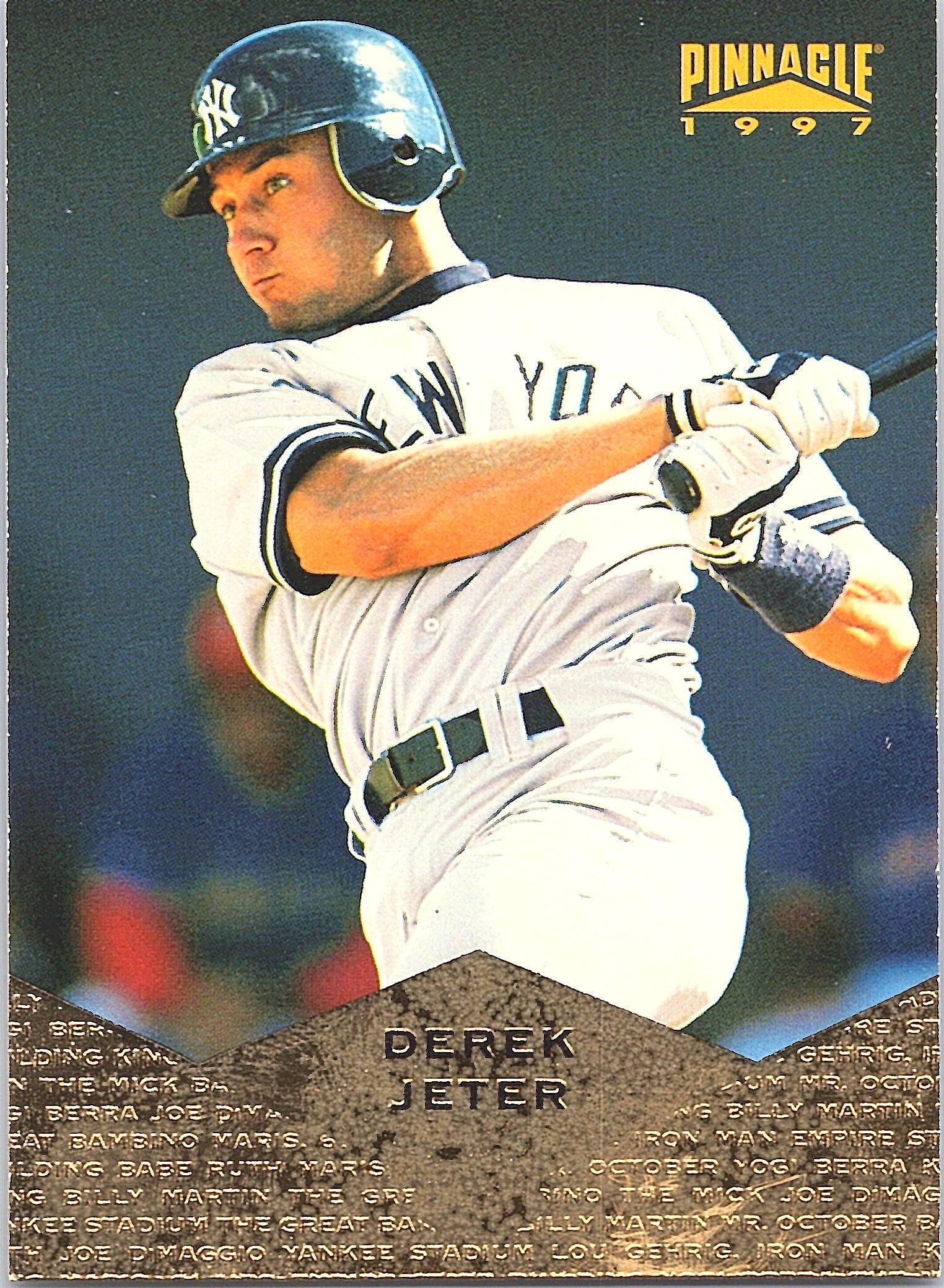 1997 Pinnacle Derek Jeter #139 New York Yankees Near Mint or Better