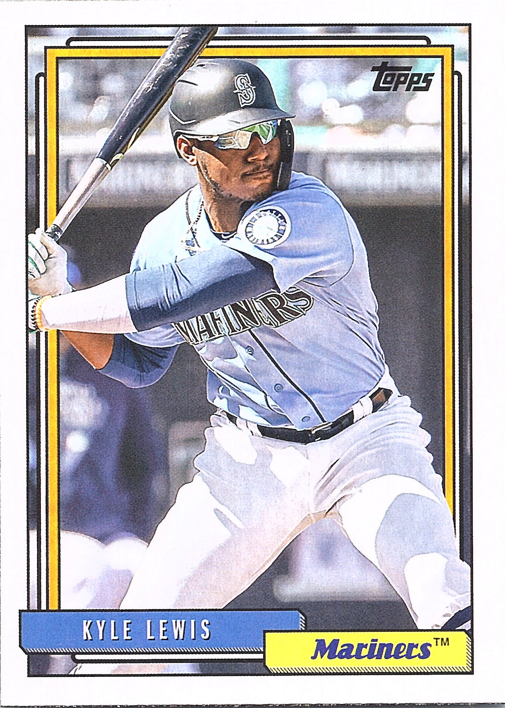 2021 Topps Update Kyle Lewis #TC92-42 1992 Topps Redux Chrome Mariners NM