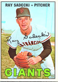 1967 Topps Ray Sadecki #409 San Francisco Giants Excellent