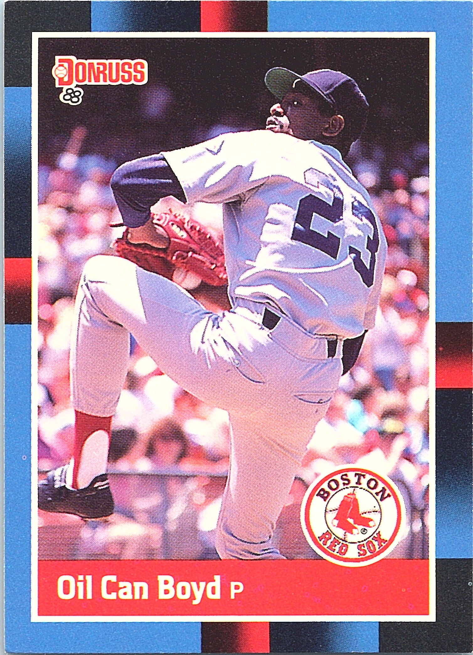 1988 Donruss Oil Can Boyd #462c Boston Red Sox Excellent