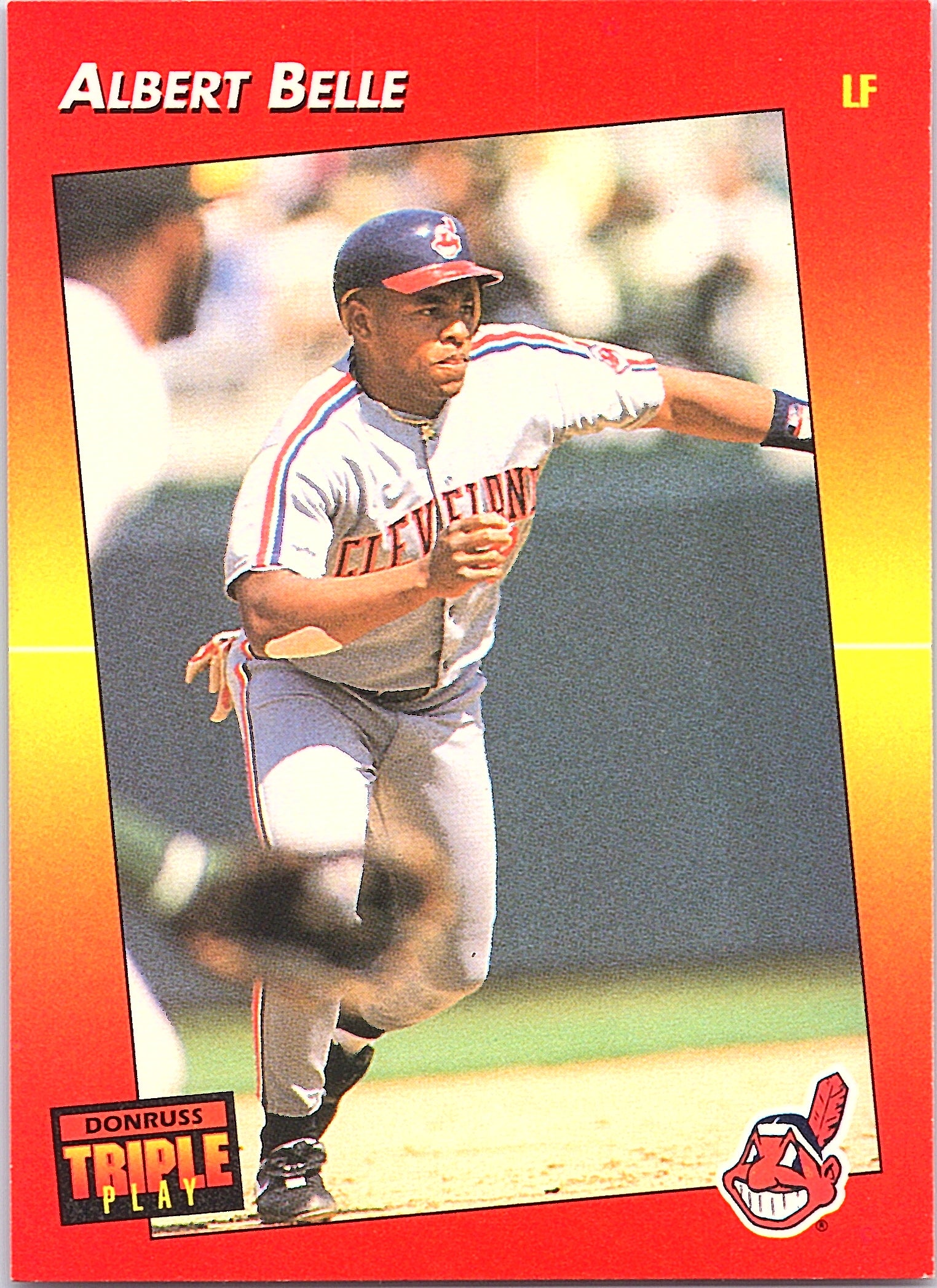 1992 Triple Play Albert Belle #103 Cleveland Indians Excellent