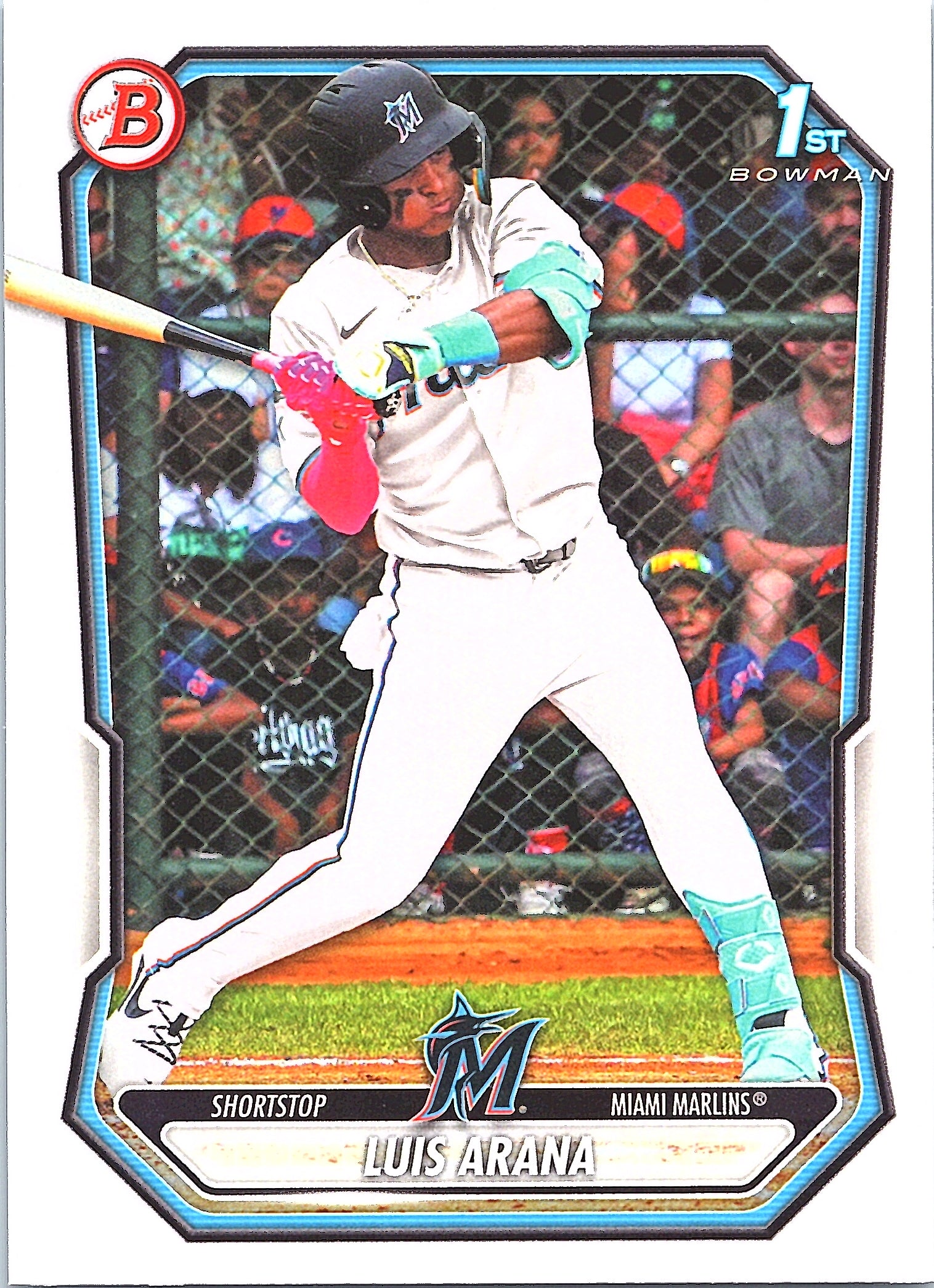 2026 Bowman Luis Arana #BP-72 Prospects Miami Marlins Near Mint or Better